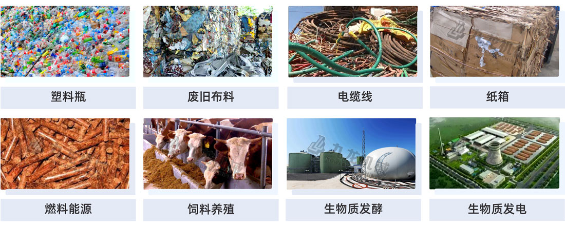生活垃圾破碎機應用物料 生活垃圾破碎機應用物料