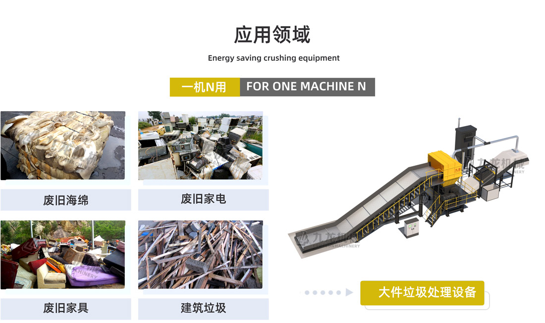 大件垃圾破碎機應用領域 大件垃圾破碎機應用領域